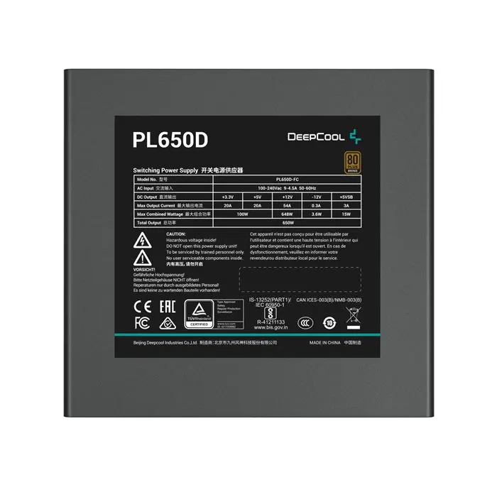 پاور دیپ کول 650 وات Power DeepCool PL650D -gallery-13