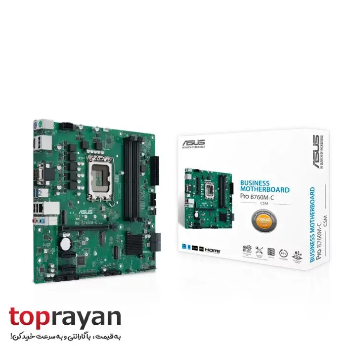 مادربرد ایسوس مدل ASUS Pro B760M-C-CSM سوکت LGA1700 -gallery-8