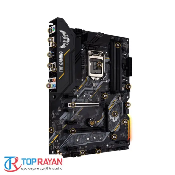 مادربرد ایسوس TUF GAMING B460 PLUS -gallery-4