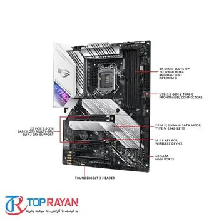 مادربرد ایسوس ROG STRIX Z490-A GAMING -gallery-3