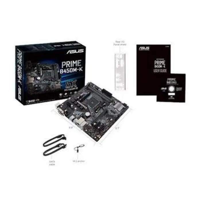 مادربرد ایسوس مدل PRIME B450M-K سوکت AM4 -gallery-2