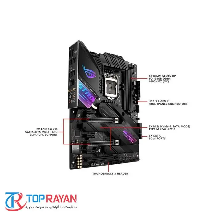 مادربرد ایسوس مدل وای فای ROG STRIX Z۴۹۰-E GAMING -gallery-9