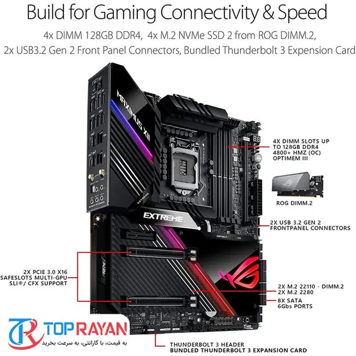مادربرد ایسوس مدل ROG MAXIMUS XII EXTREME -gallery-9