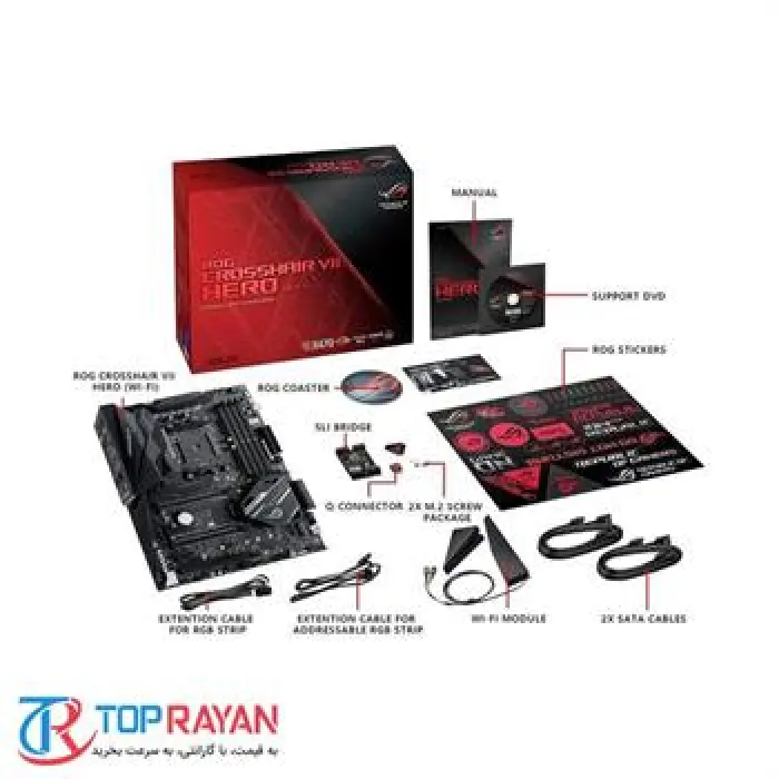 مادربرد ایسوس مدل ROG Crosshair VII HERO WiFi AM4 X470 -gallery-5