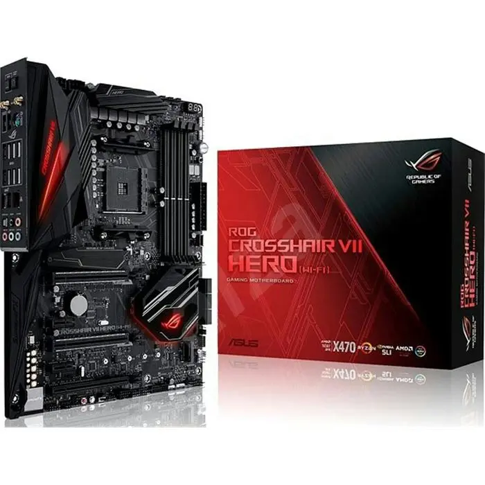 مادربرد ایسوس مدل ROG Crosshair VII HERO WiFi AM4 X470 -gallery-6
