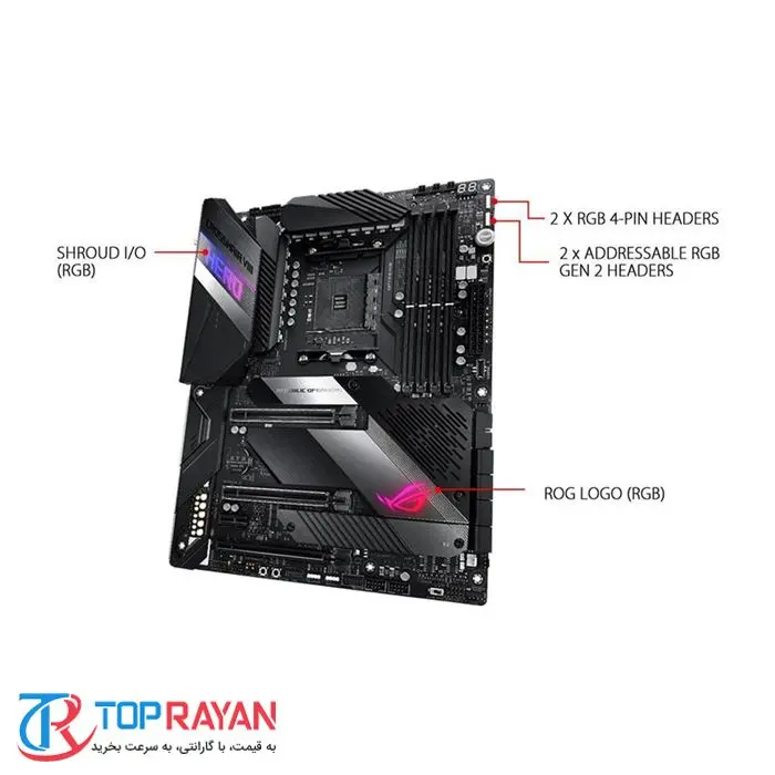 مادربرد ایسوس مدل ROG Crosshair VIII Hero WI-FI -gallery-10