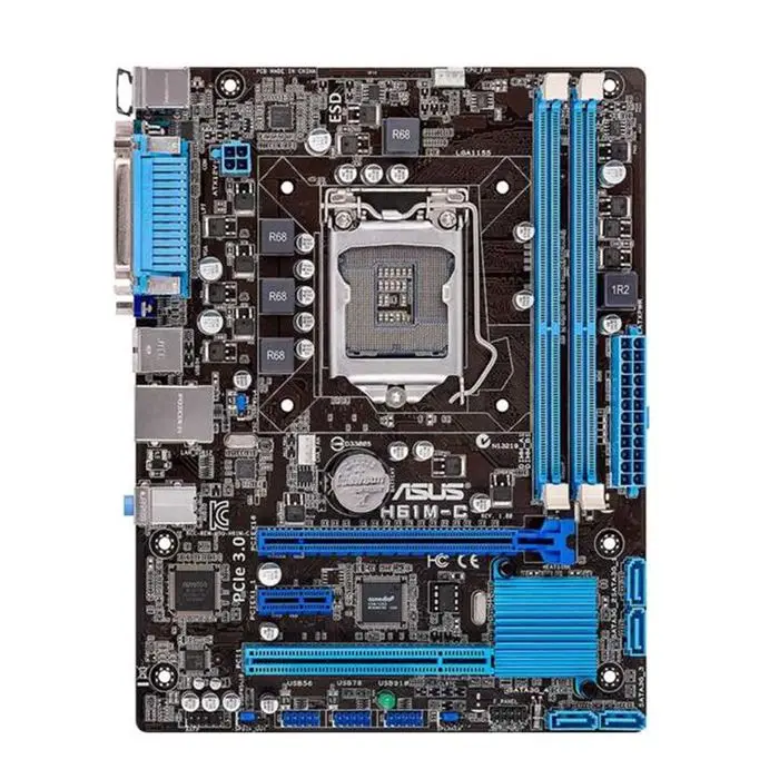 مادربرد ایسوس مدل H61M-C سوکت 1155 -gallery-3