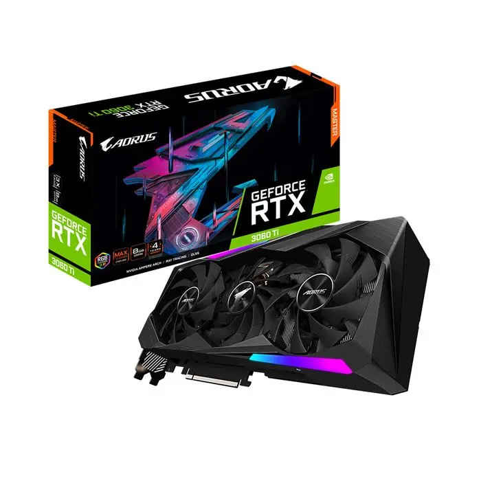 کارت گرافیک گیگابایت آروس مدل GigaByte RTX 3060TI Aorus 8GB -gallery-5