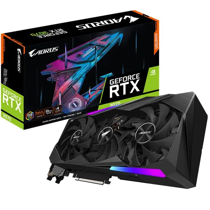 کارت گرافیک گیگابایت AORUS GeForce RTX 3070 MASTER 8G LHR -gallery-7