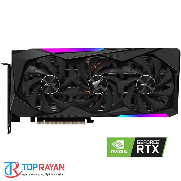 کارت گرافیک گیگابایت AORUS GeForce RTX 3060 Ti MASTER 8G -gallery-7