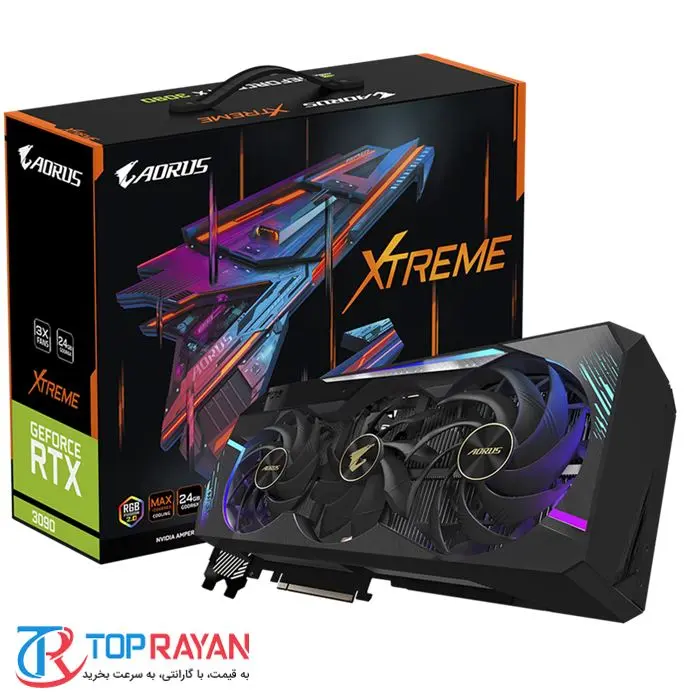 کارت گرافیک گیگابایت AORUS GeForce RTX 3090 XTREME 24G -gallery-7