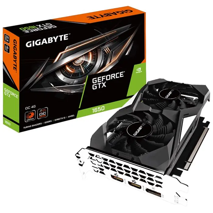 کارت گرافیک گیگابایت مدل GeForce GTX ۱۶۵۰ WINDFORCE OC با حافظه ۴ گیگابایت -gallery-1