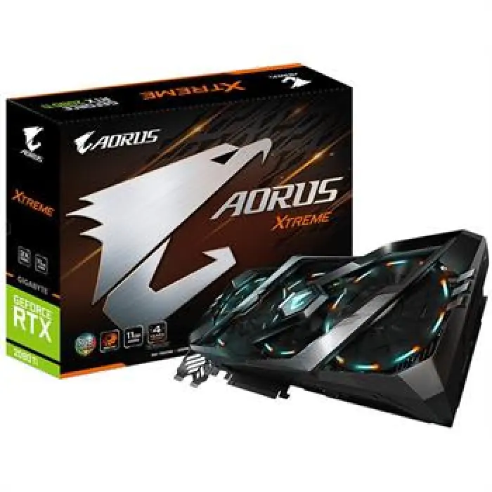 کارت گرافیک گیگابایت مدل AORUS GeForce RTX ۲۰۸۰ Ti XTREME با حافظه ۱۱ گیگابایت -gallery-1