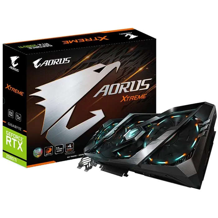 کارت گرافیک گیگابایت مدل AORUS GeForce RTX ۲۰۸۰ Ti XTREME با حافظه ۱۱ گیگابایت -gallery-2