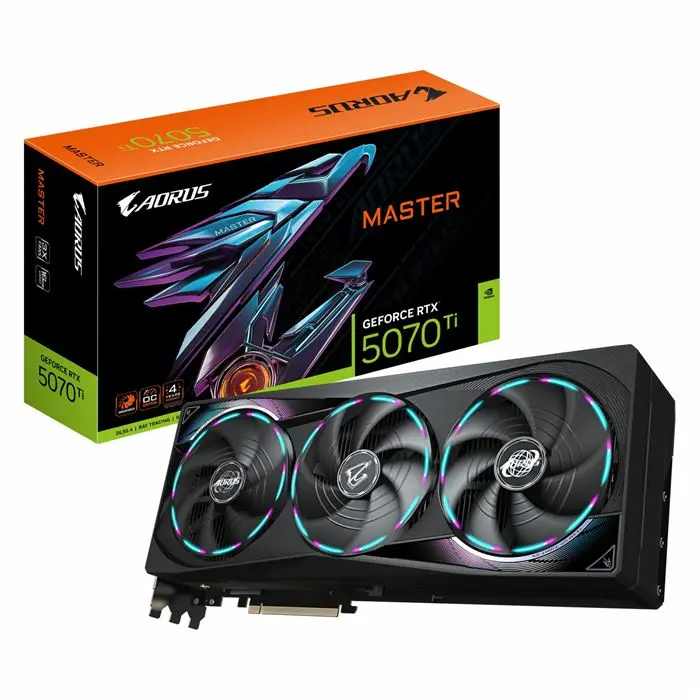 کارت گرافیک گیگابایت مدل AORUS GeForce RTX 5070 Ti MASTER 16GB -gallery-10