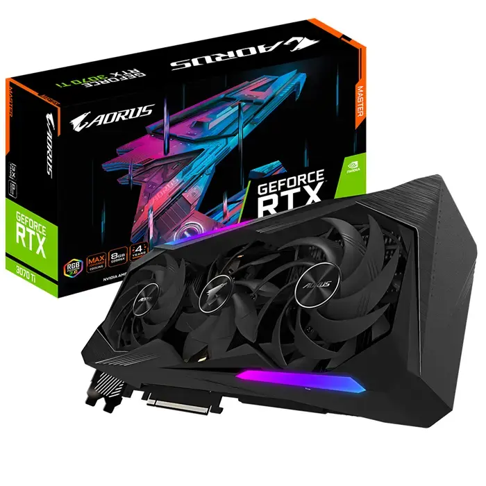 کارت گرافیک گیگابایت AORUS GeForce RTX 3070 Ti MASTER 8G -gallery-6