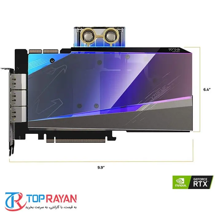 کارت گرافیک گیگابایت AORUS GeForce RTX 3090 XTREME WATERFORCE 24G -gallery-22