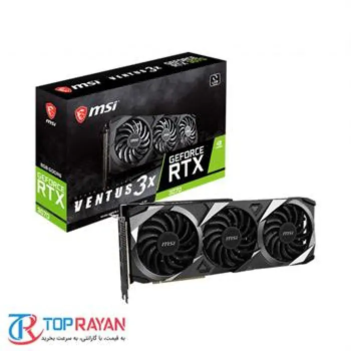 کارت گرافیک ام اس آی GeForce RTX 3070 VENTUS 3X 8G LHR -gallery-2