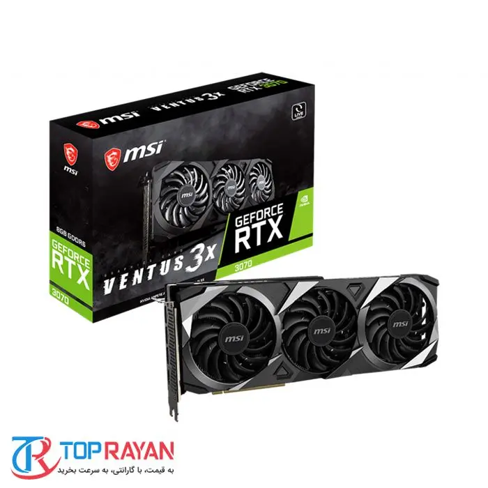 کارت گرافیک ام اس آی GeForce RTX 3070 VENTUS 3X 8G LHR -gallery-4