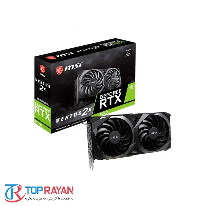 کارت گرافیک ام اس آی GeForce RTX 3070 VENTUS 2X 8G LHR -gallery-5