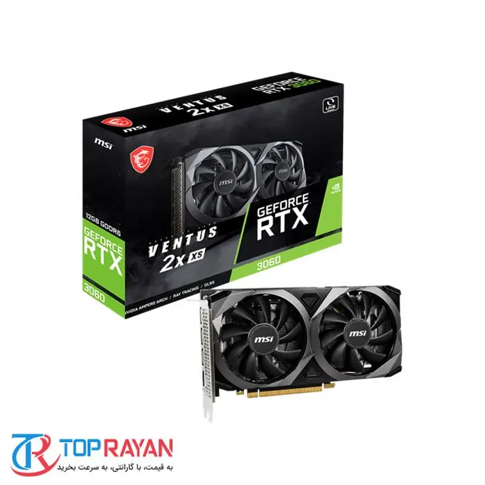 کارت گرافیک ام اس آی GeForce RTX 3060 VENTUS 2X XS 12G -gallery-6