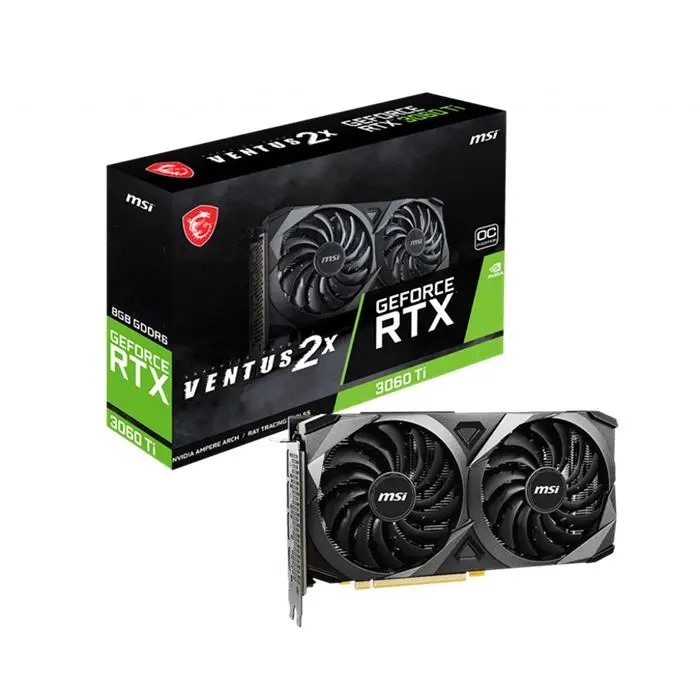 کارت گرافیک ام اس آی GeForce RTX 3060 Ti VENTUS 2X 8G OC V1 LHR -gallery-3