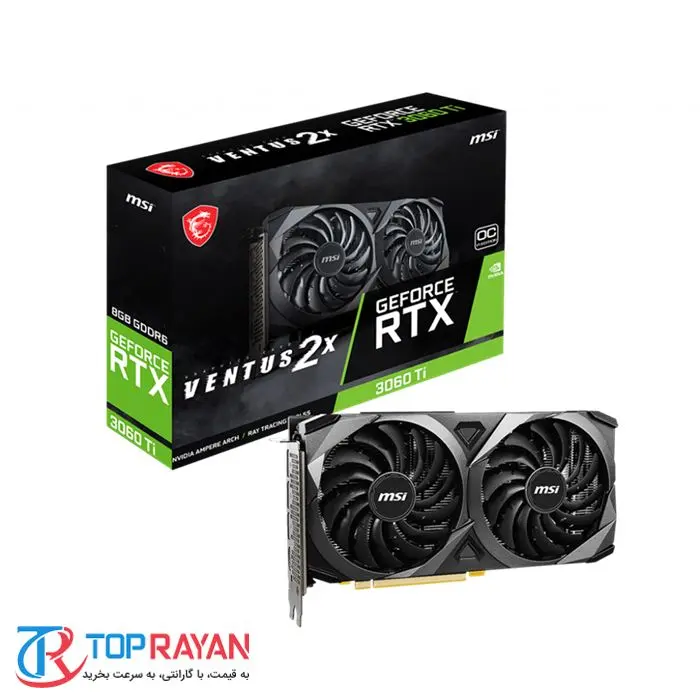 کارت گرافیک ام اس آی GeForce RTX 3060 Ti VENTUS 2X 8G OC V1 LHR -gallery-4