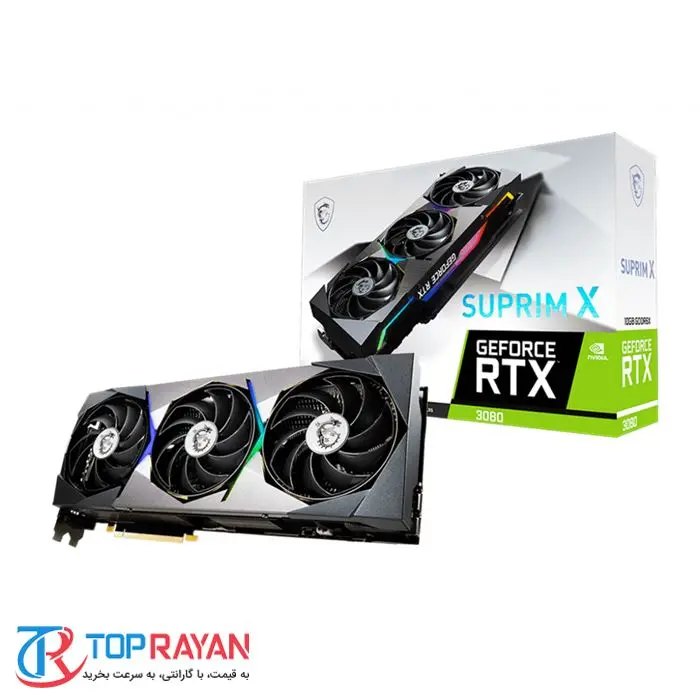 کارت گرافیک ام اس آی GeForce RTX 3080 SUPRIM X 10G LHR -gallery-8