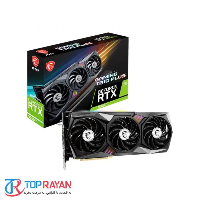 کارت گرافیک ام اس آی GeForce RTX 3060 Ti GAMING TRIO PLUS 8G LHR -gallery-4