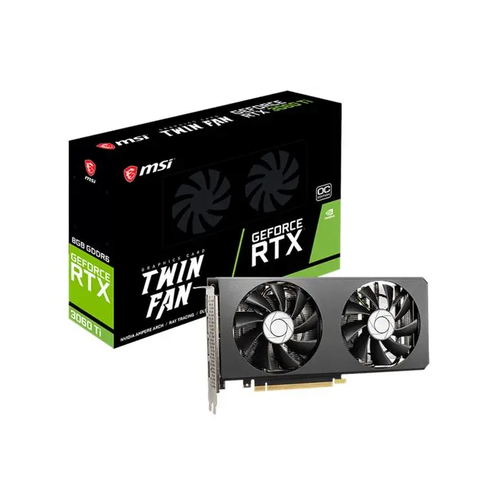 کارت گرافیک ام اس آی GeForce RTX 3060 Ti TWIN FAN 8G OC LHR -gallery-4