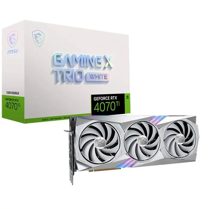 کارت گرافیک ام اس آی سفید مدل GeForce RTX 4070 Ti GAMING X TRIO WHITE -gallery-5