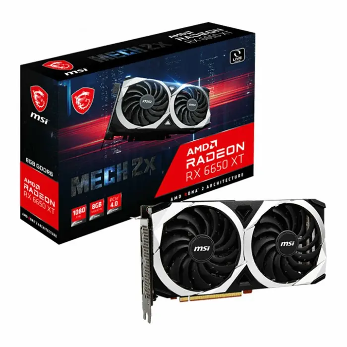کارت گرافیک ام اس آی MSI Radeon RX 6650 XT MECH 2X 8G -gallery-5