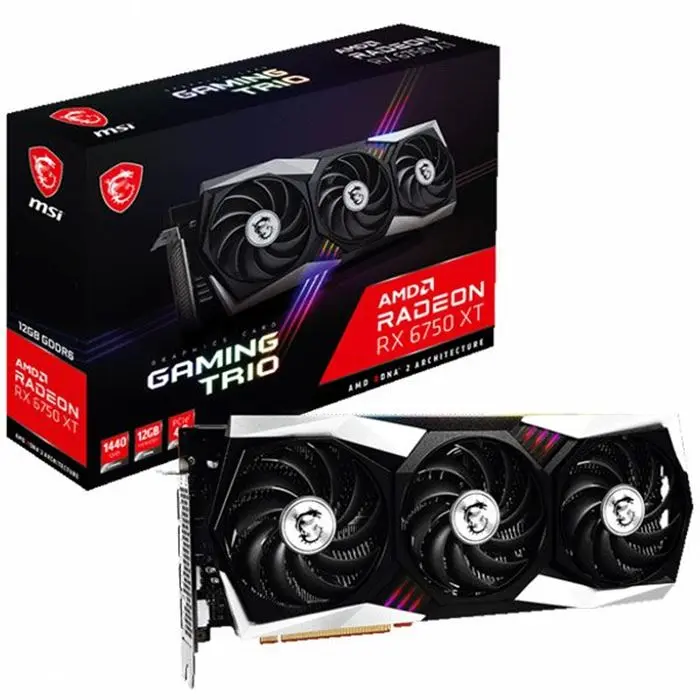 کارت گرافیک ام اس آی مدل RX 6750 XT GAMING TRIO 12GB حافظه 12 گیگابایت -gallery-1