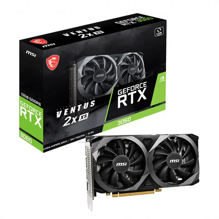 کارت گرافیک ام اس آی GeForce RTX 3060 VENTUS 2X XS 12G OC -gallery-4