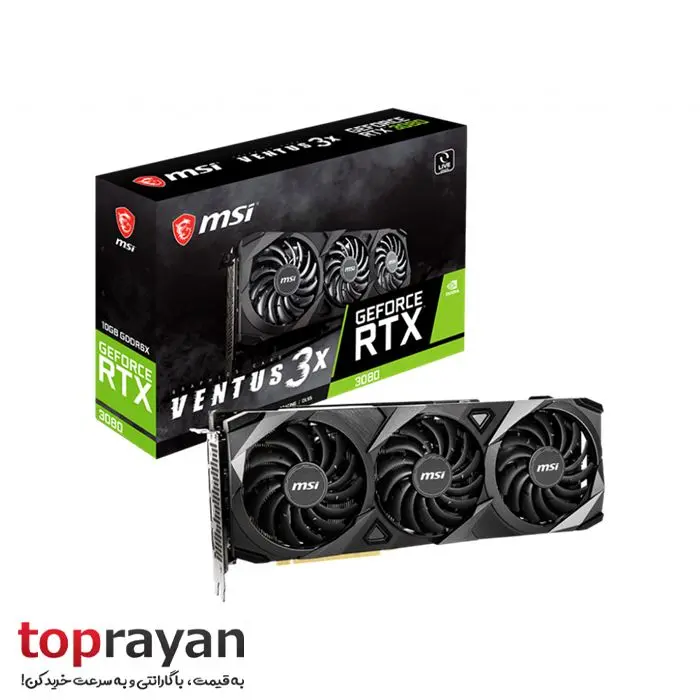 کارت گرافیک ام اس آی MSI GeForce RTX 3080 VENTUS 3X 10G -gallery-12