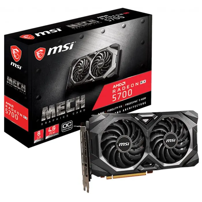 کارت گرافیک ام اس آی مدل Radeon RX ۵۷۰۰ MECH OC با حافظه ۸ گیگابایت -gallery-1
