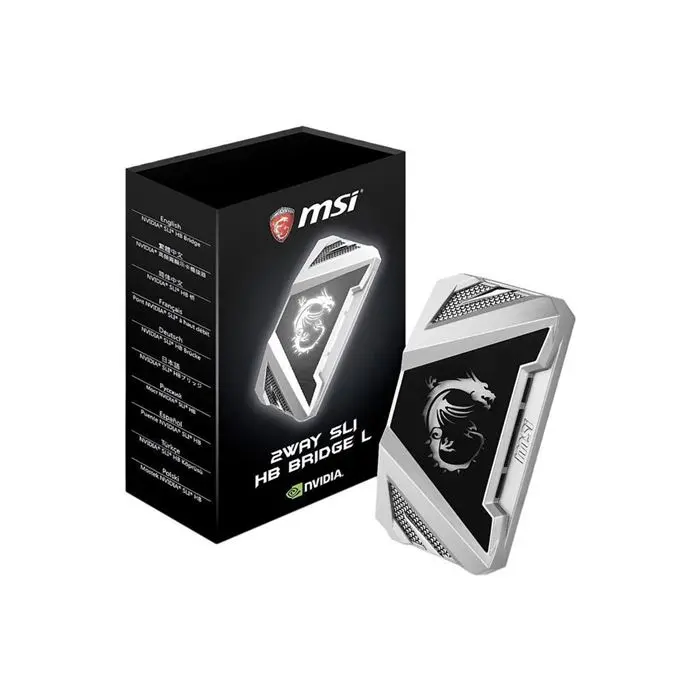 MSI 2WAY SLI HB BRIDGE L SILVER for Video Card -gallery-12