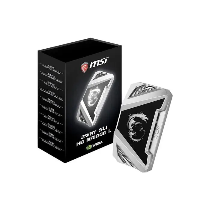 MSI 2WAY SLI HB BRIDGE L SILVER for Video Card -gallery-15