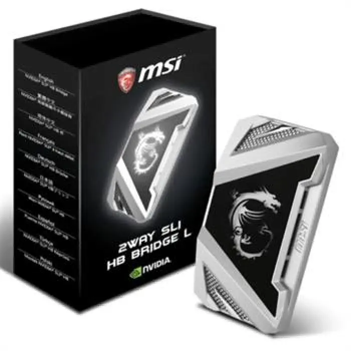 MSI 2WAY SLI HB BRIDGE L SILVER for Video Card -gallery-5