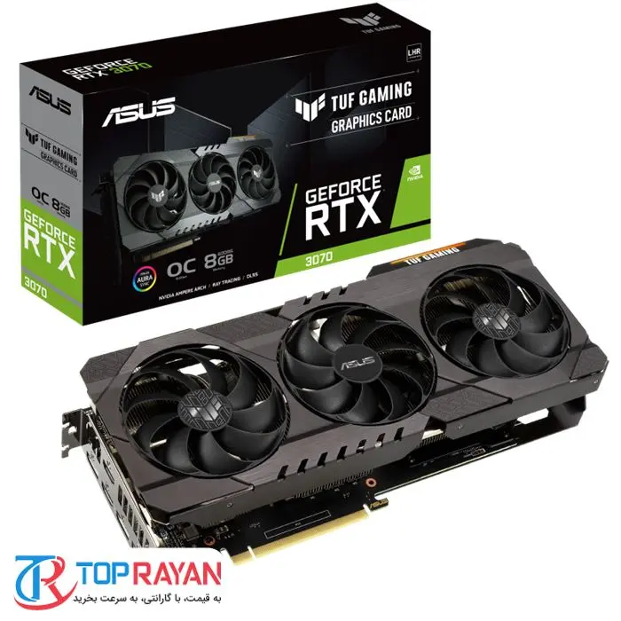 کارت گرافیک ایسوس TUF RTX 3070 O8G GAMING LHR -gallery-7