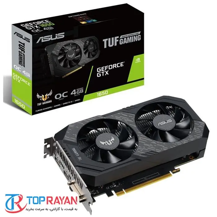 کارت گرافیک ایسوس TUF GTX1650 O4GD6 P GAMING -gallery-6