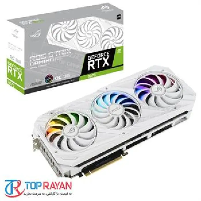 کارت گرافیک ایسوس ROG STRIX RTX3070 8G WHITE V2 8G -gallery-6