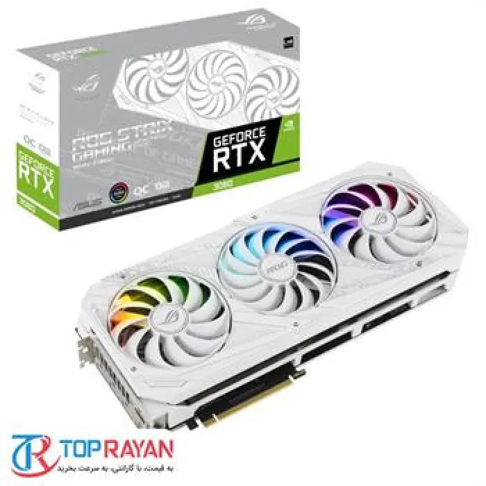 کارت گرافیک ایسوس ROG STRIX RTX3080 O10G WHITE V2 10G -gallery-5