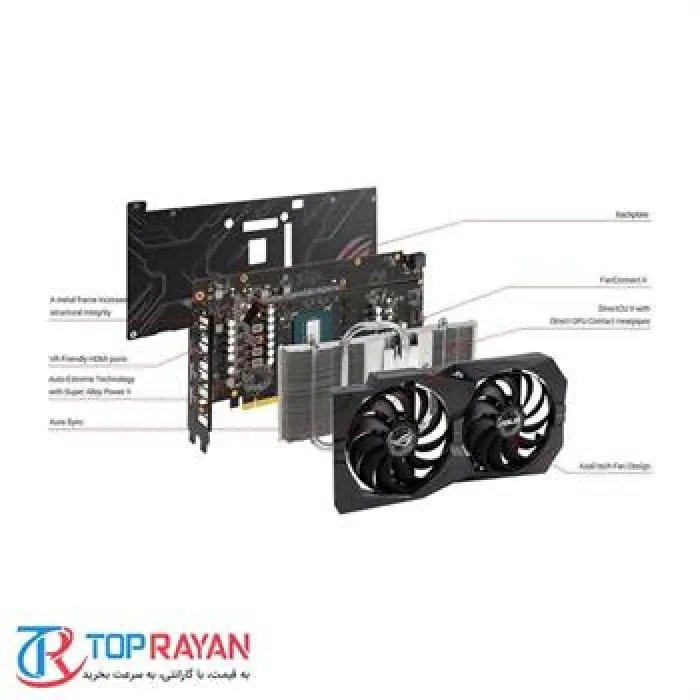کارت گرافیک ایسوس مدل ROG-STRIX-GTX۱۶۵۰S-A۴G-GAMING با حافظه ۴ گیگابایت -gallery-3