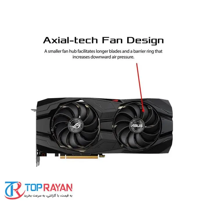 کارت گرافیک ایسوس مدل ROG-STRIX-RX5500XT-O۸G-GAMING با حافظه 8 گیگابایت -gallery-7