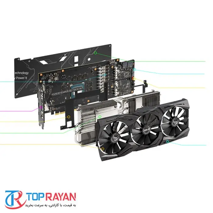 کارت گرافیک ایسوس مدل ROG-STRIX-RTX۲۰۷۰S-A۸G-GAMING با حافظه ۸ گیگابایت -gallery-11