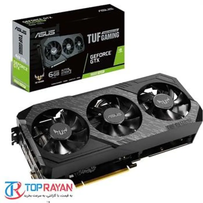 کارت گرافیک ایسوس مدل TUF ۳-GTX۱۶۶۰S-O۶G-GAMING با حافظه ۶ گیگابایت -gallery-1