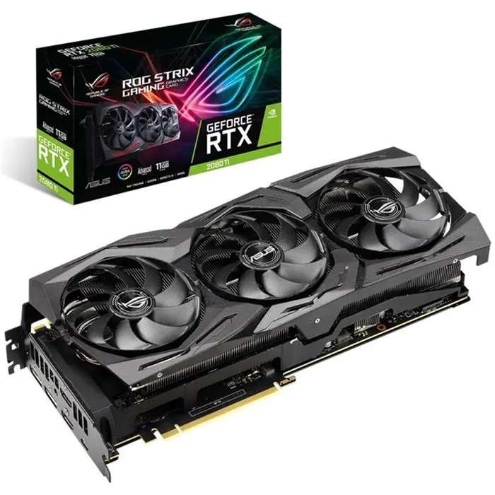 کارت گرافیک ایسوس مدل RTX ROG 2080TI OC GAMING 11GB DDR6 با حافظه ۱۱ گیگابایت -gallery-4