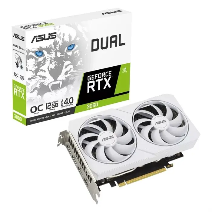 کارت گرافیک ایسوس سفید مدل Dual GeForce RTX 3060 OC Edition 12GB GDDR6 -gallery-10