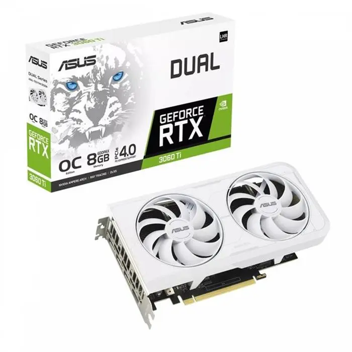 کارت گرافیک ایسوس 3060 DUAL RTX حافظه 8 گیگابایت رنگ سفید -gallery-3
